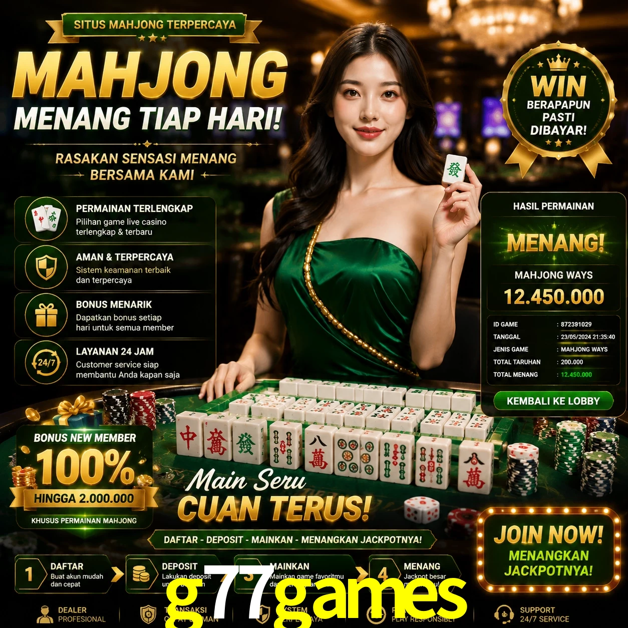 Cashback VIP g77games - reembolso semanal